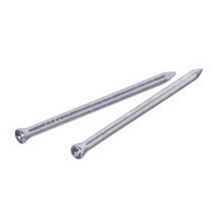 Hillman Common Nail, 2 in L, Steel, Silver Finish, 16 Gauge 5404736